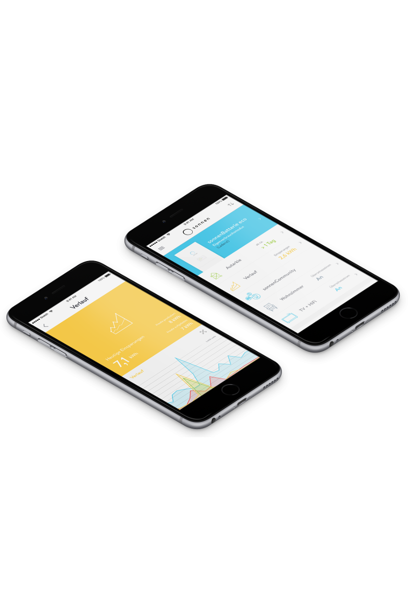 Die sonnen App für die sonnenBatterie