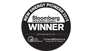 Der Preis wird jährlich an die weltweit zehn innovativsten Unternehmen im Bereich der erneuerbaren Energien vergeben.