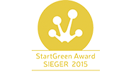 Der Award wird vom Bundesministerium für Umwelt unterstützt und zeichnet die innovativsten und erfolgreichsten Gründerinnen und Gründer der Green Economy im Bereich Klimaschutz und Nachhaltigkeit aus