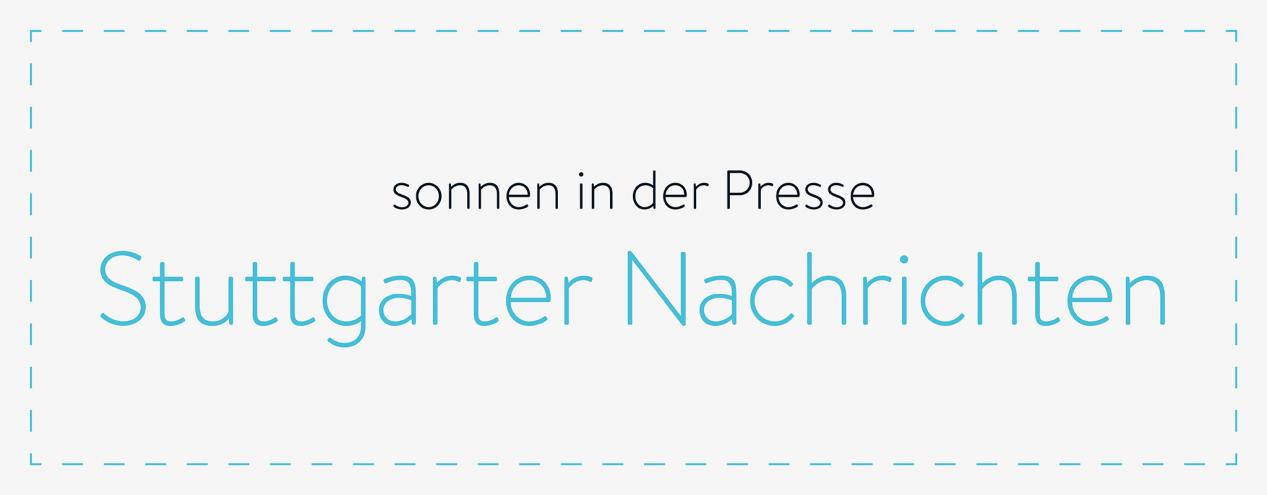 sonnen in der Presse - Stuttgarter Nachrichten