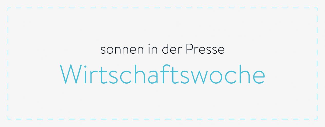 sonnen in der Presse - Wirtschaftswoche