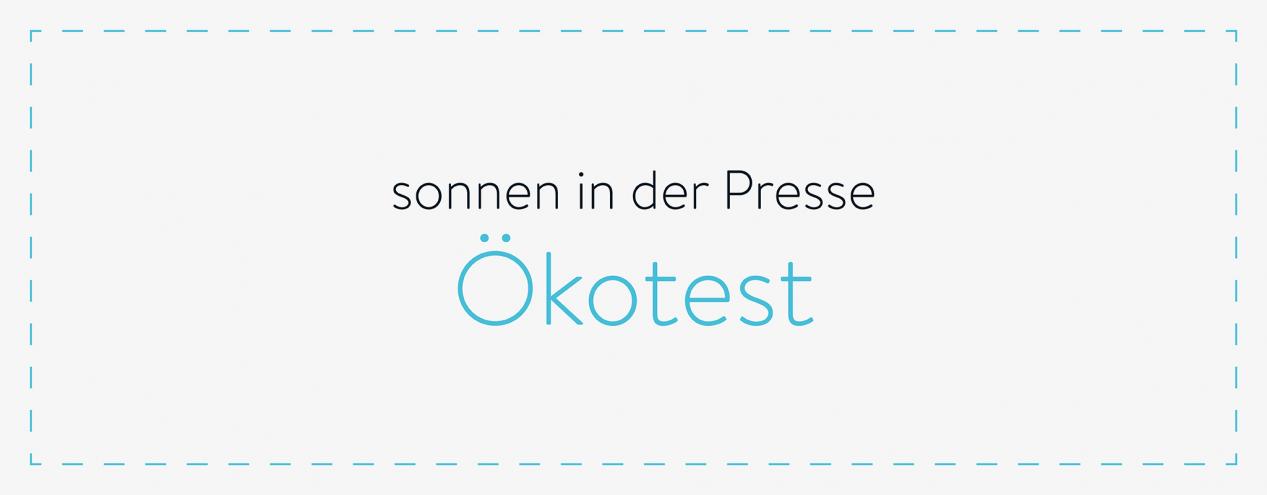 sonnen in der Presse - Ökotest