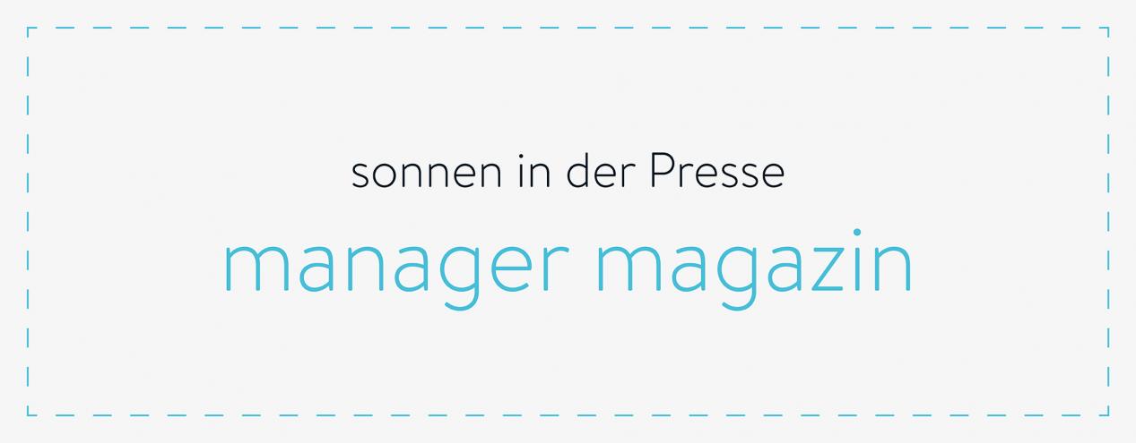 sonnen in der Presse - manager magazin