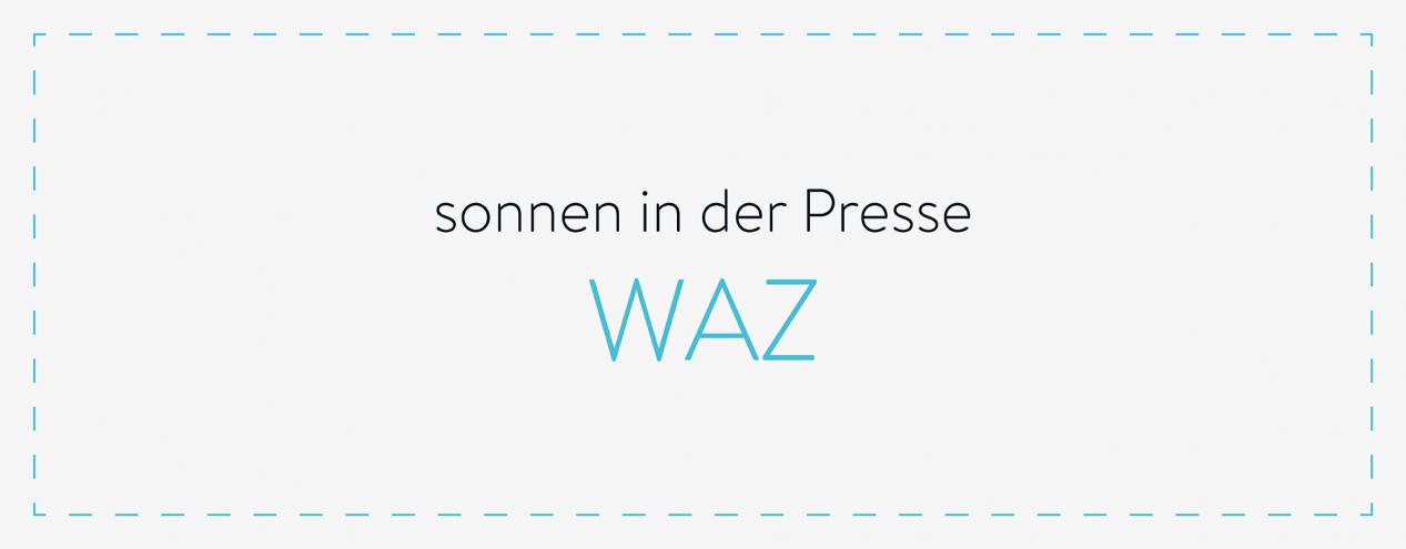 sonnen in der Presse - WAZ