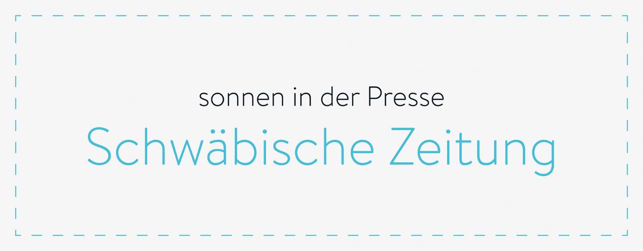 sonnen in der Presse - Schwäbische Zeitung